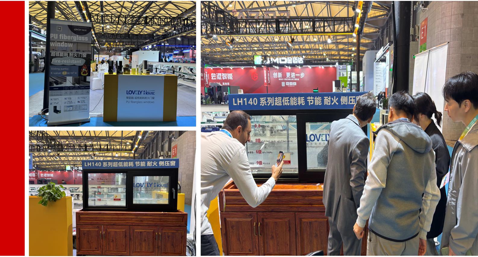 Lovely House's ultra-low energy consumption, fire-resistant and thermal-insulating doors and windows are astonishing at the 2025 FBC